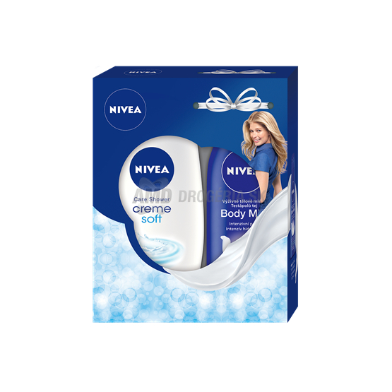 DARČEKOVÁ DÁMSKA KAZETA NIVEA SOFT SPRCHOVÝ GÉL + TELOVÉ MLIEKO 16