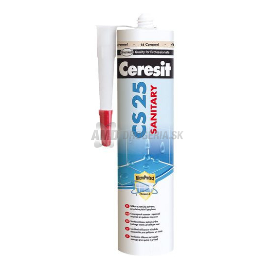 CERESIT SILIKÓN SANITÁR CS25 ŠEDÝ 280 ML