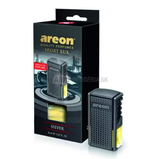 AREON CAR  BLACK SILVER 8ML 