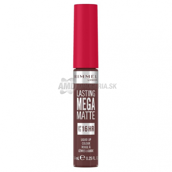 Rimmel Lasting Mega Matte 16H tekutý rúž 860 Urban Affair, 7,4 ml