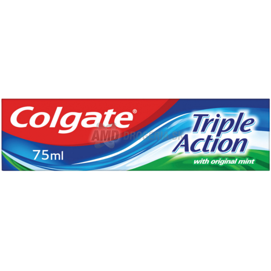 COLGATE ZUBNÁ PASTA TRIPLE ACTION WITH ORIGINAL MINT 75ML 