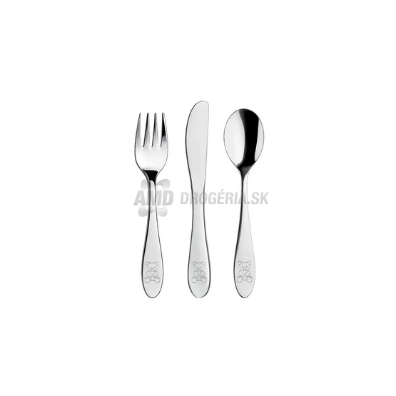 PRÍBORY NEREZ DETSKÉ MEDVEDÍK 3 KS