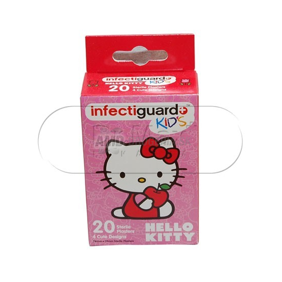 Infectiguard Detské náplasti Hello Kitty, 20 ks
