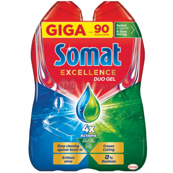 SOMAT EXCELLENCE DUO GÉL 2X810ML