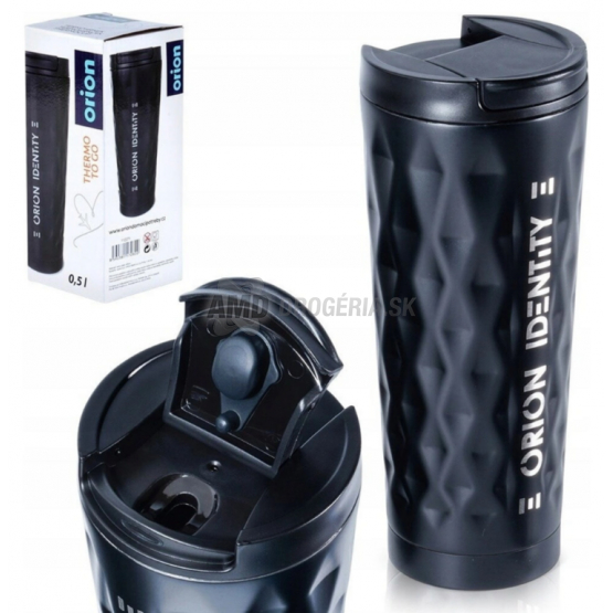 TERMOHRNČEK POHÁR NEREZ ČIERNA 0.5L