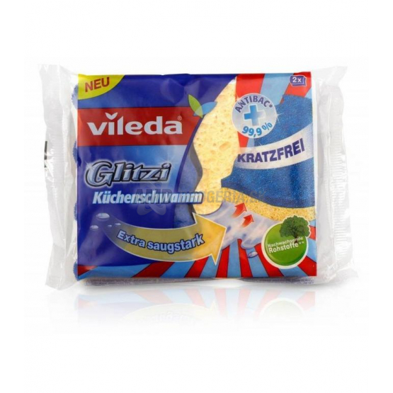 Vileda Glitzi Extra hubka na riad, 2 ks