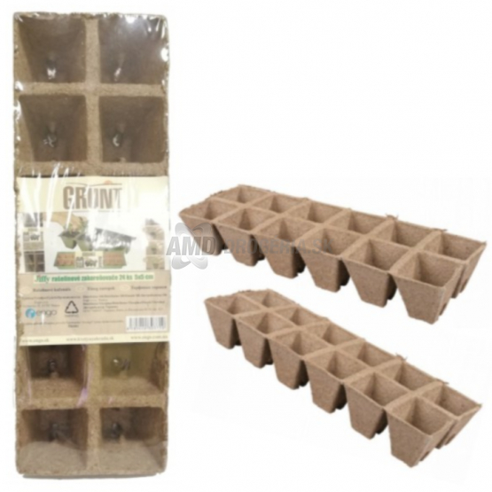 JIFFY SADBOVAČ 5CM-24KS HRANATÝ 