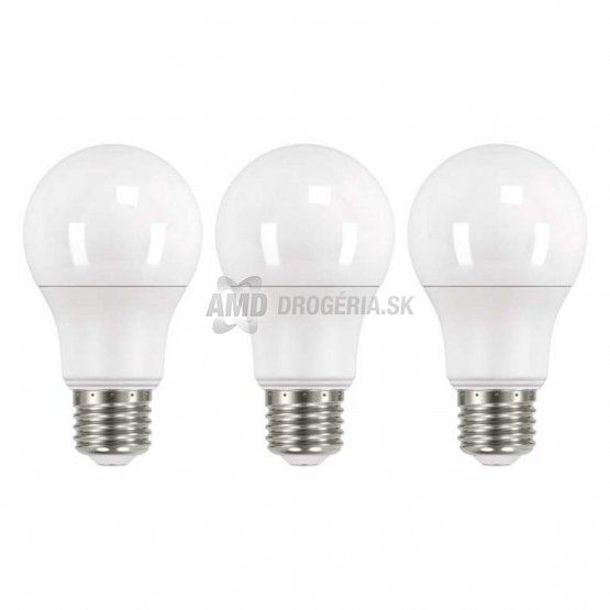 Emos LED žiarovka E27, 10,7 W, teplá biela, 3 ks
