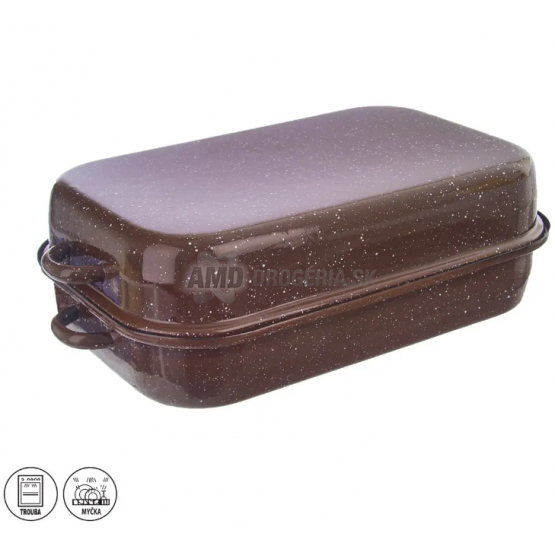 ORION PEKÁČ SMALT BROWN 34,5X23 S VEKOM