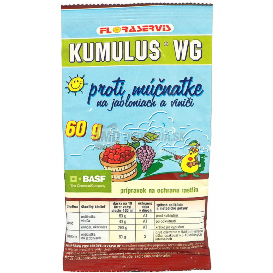 KUMULUS WG  PROTI MÚČNATKE NA JABLONIACH A VINIČI   60G
