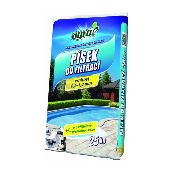 AGRO PIESOK DO BAZÉNOVEJ FILTRÁCIE 25 KG