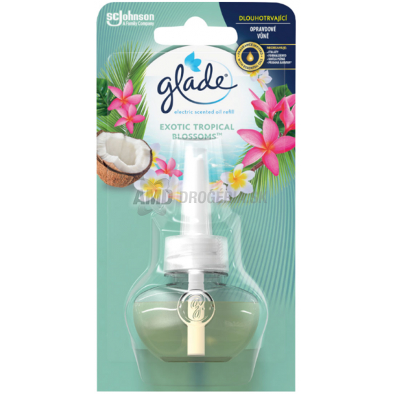 GLADE ELECTRIC NÁHRADNÁ NÁPLŇ EXOTIC TROPICAL 20ML 