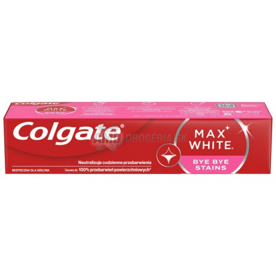Colgate Max White Bye Bye Stains bieliaca zubná pasta, 75 ml