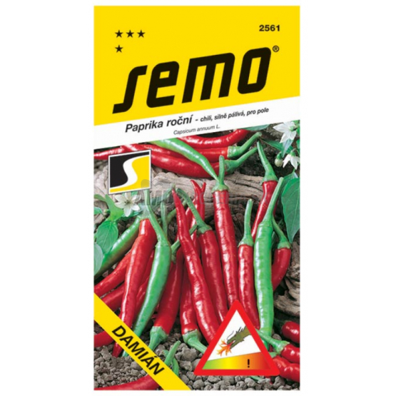 SEMO PAPRIKA CHILLI DAMIÁN ČERVENÁ 1 SÁČOK  0,4G