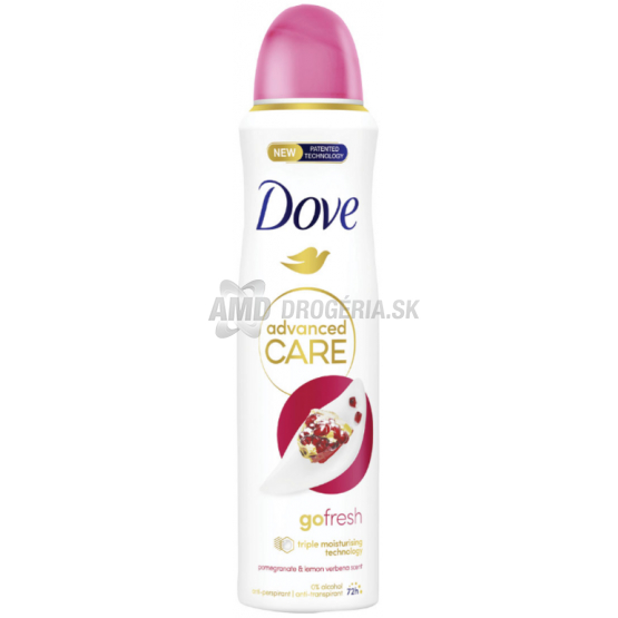DOVE DEODORANT  ADVANCED WOMEN POMEGRANATE 150ML