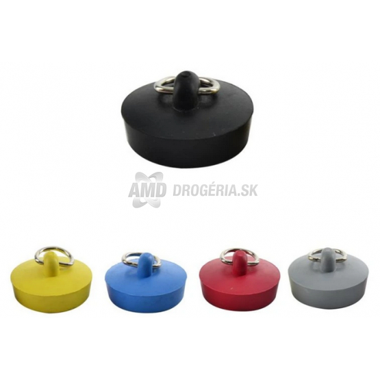 ZÁTKA DO DREZU GUMA PRIEMER 4,6/4,3CM MIX