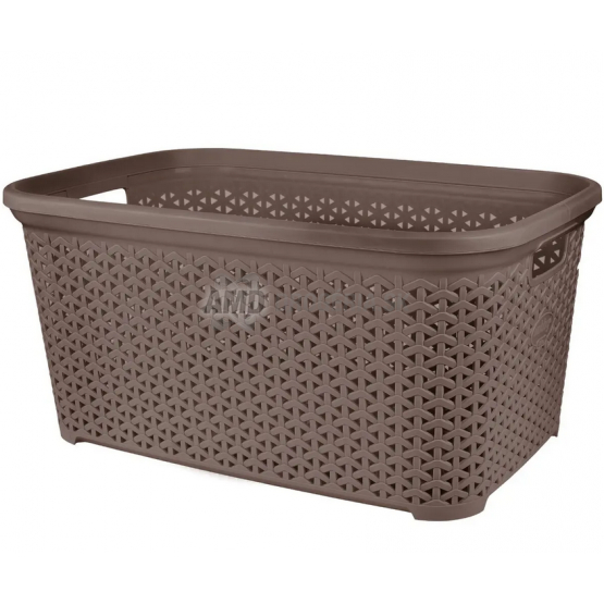 KÔŠ NA BIELIZEŇ OTVORENÝ UH RATAN HOBBY 50 HNEDÁ