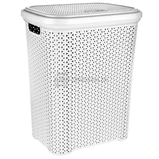 KÔŠ NA BIELIZEŇ VRCHNÁK UH RATAN HOBBY 55L BIELA