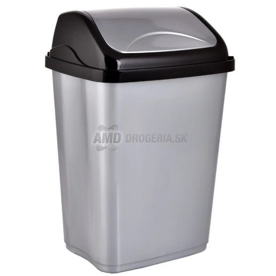 ORION ODPADKOVÝ KÔŠ VITTARIO KOLÍSKA 26L ŠEDÁ