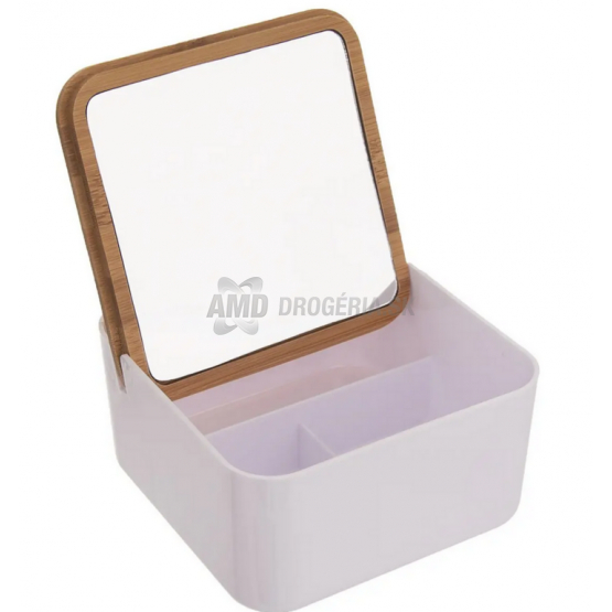 DÓZA UH/BAMBUS KOZMETICKÁ + ZRKADLO WHITNEY