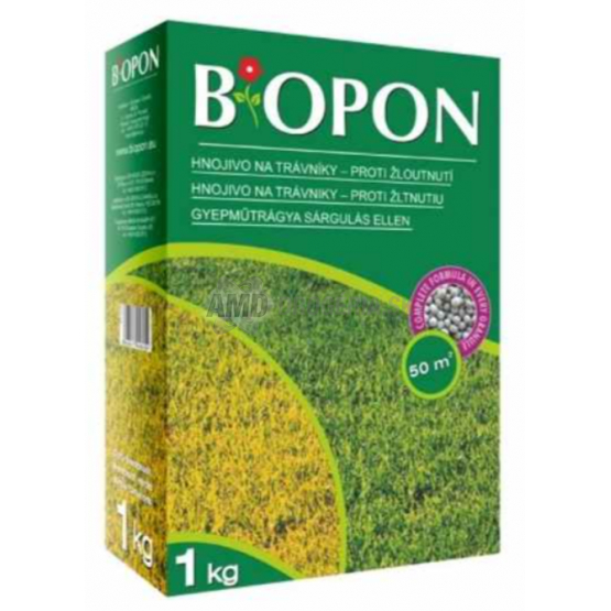 BOPON HNOJIVO NA TRÁVNIK PROTI ŽLTNUTIU 1KG