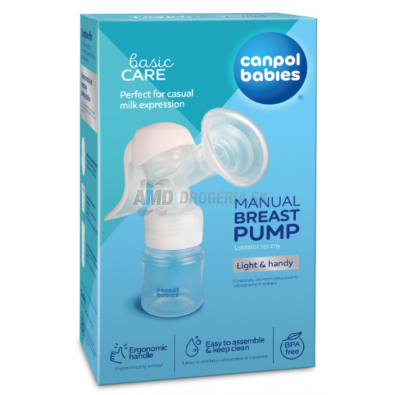 CANPOL BABIES ODSÁVAČKA MATERSKÉHO MLIEKA RUČNÁ BASIC