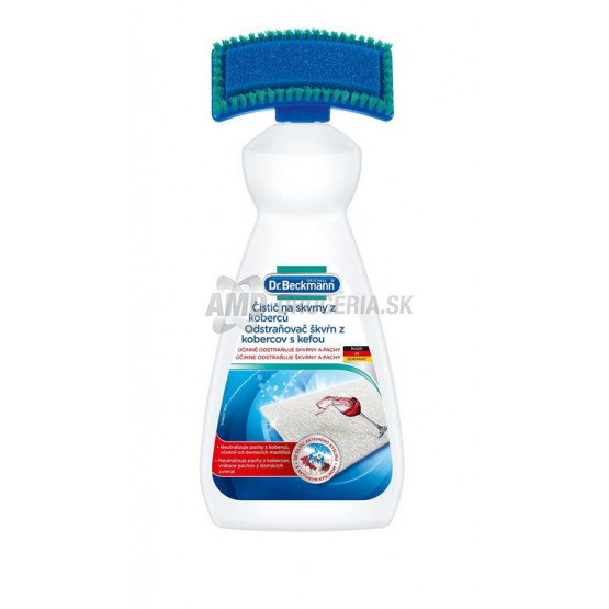 Dr. Beckmann Odstraňovač škvŕn z kobercov s kefkou, 650 ml