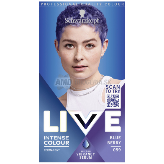 SCHWARZKOPF LIVE INTENSE COLOUR BLUE BERRY 059
