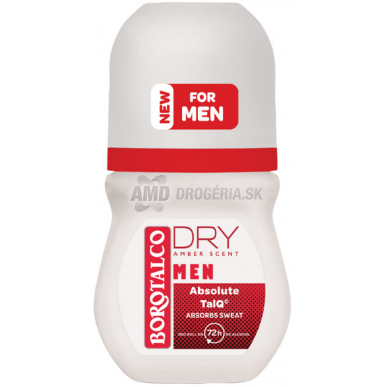 BOROTALCO ROLL ON MEN AMBER SCENT 50ML 