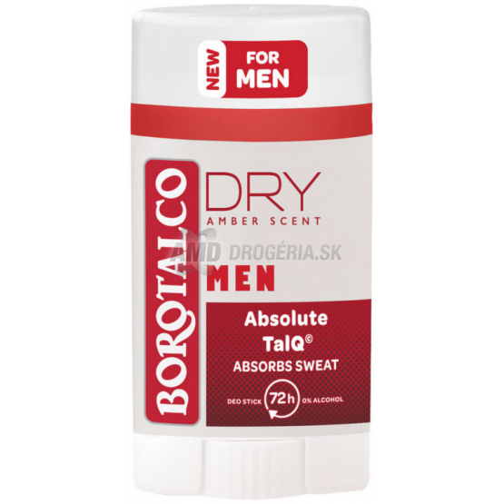 BOROTALCO STICK 40ML MEN AMBER SCENT