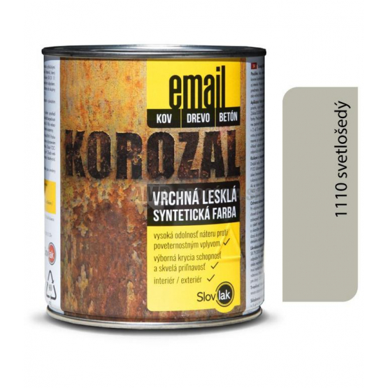 KOROZAL EMAIL 1110 SVETLOŠEDÝ 10 KG
