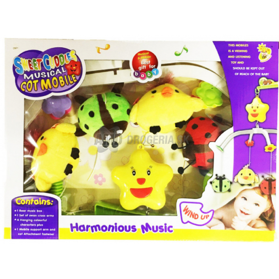 BABY BRUIN KOLOTOČ PLYŠOVÝ LIENKY