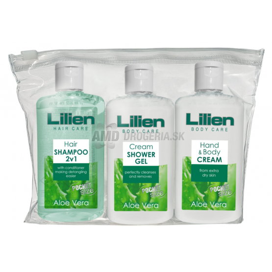 LILIEN TRAVEL PACK ŠAMPÓN 100ML, SPRCHOVÝ GÉL 100ML A  KRÉM NA RUKY A TELO 100ML