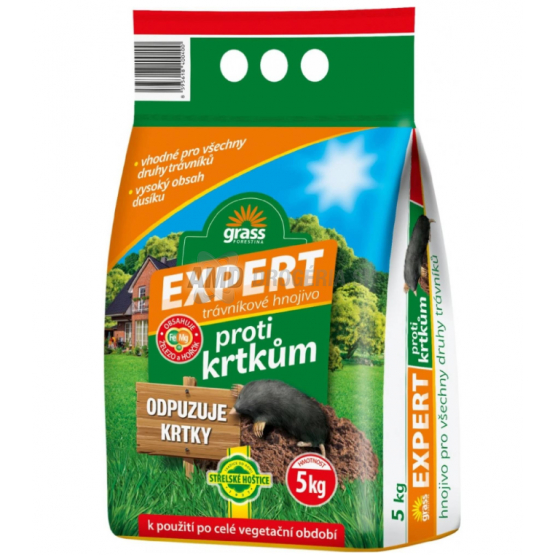 TRÁVNIKOVÉ HNOJIVO PROTI KRTKOM 5KG