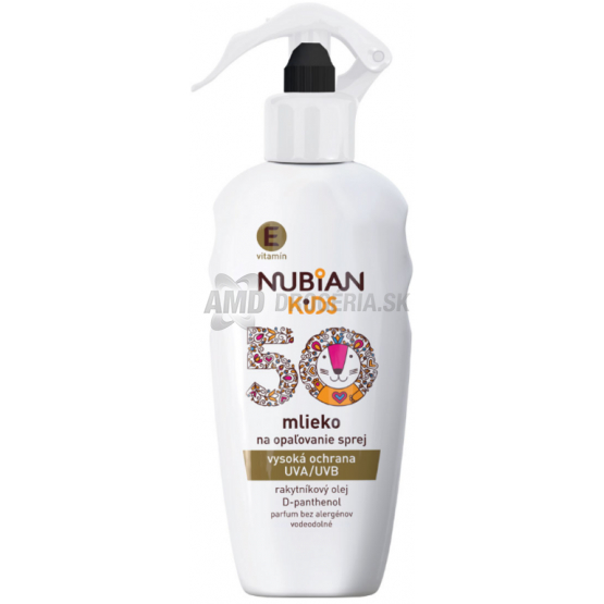 NUBIAN KIDS MLIEKO SPF50 SPREJ 200ML