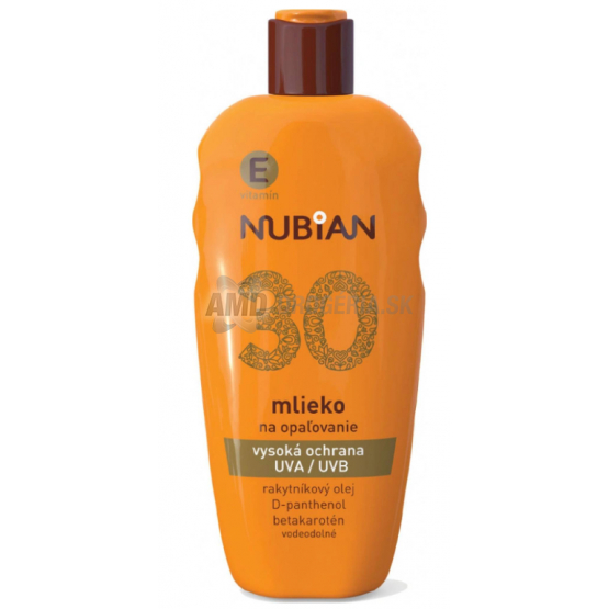 NUBIAN MLIEKO NA OPAĽOVANIE  SPF30 200ML