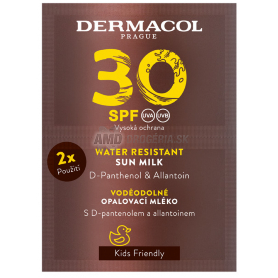 DERMACOL SUN MLIEKO NA OPAĽOVANIE SPF30 2X15ML 