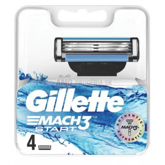 GILLETTE MACH3 NÁHRADNÉ HLAVICE START 4KS 