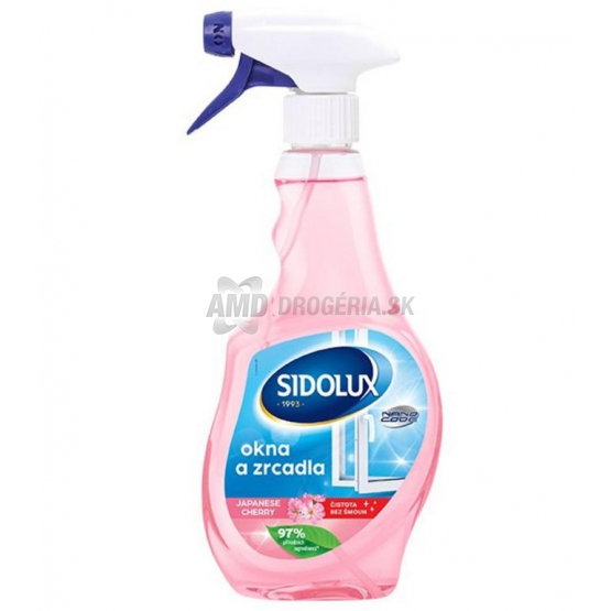 Sidolux Window Nano Code čistič na okná Japanese Cherry, 500 ml