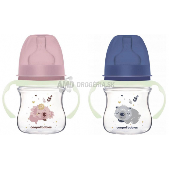 CANPOL FĽAŠA ANTIKOLIKOVÁ EASY START SLEEPY KOALA 120ML 1KS MIX