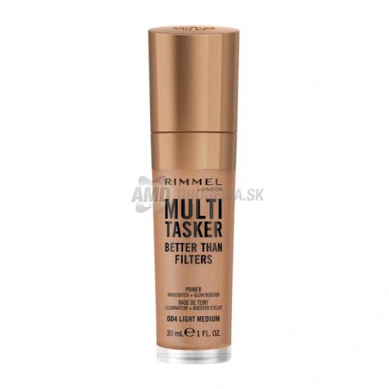 Rimmel Multi-Tasker Better Than Filters 3v1 podkladová báza, highlighter a glow booster 004 Light Medium, 30 ml