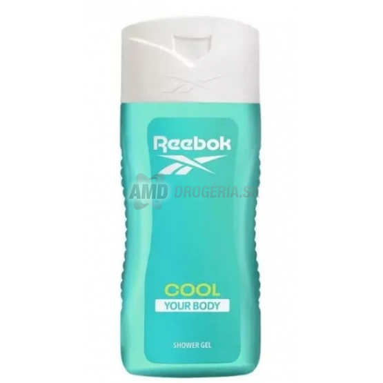 Reebok Cool Your Body sprchový gél pre ženy, 400 ml
