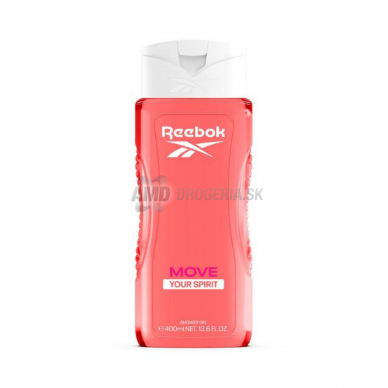 Reebok Move Your Spirit sprchový gél pre ženy, 400 ml