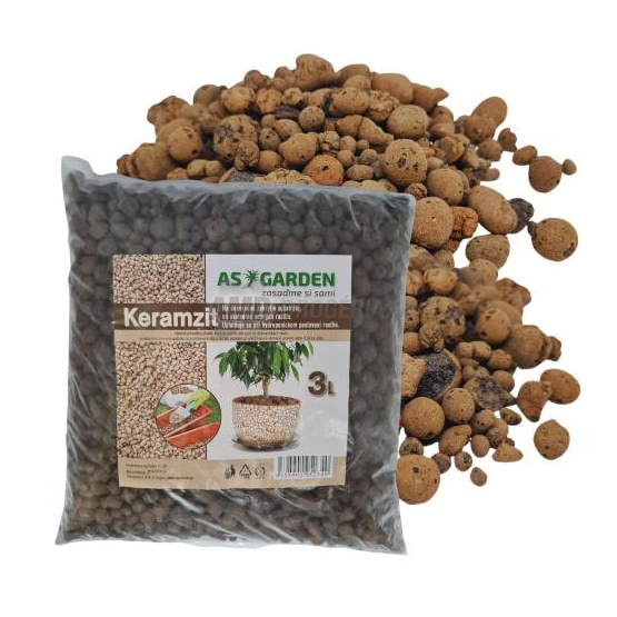 KERAMZIT 8-16 MM 3 L AS GARDEN