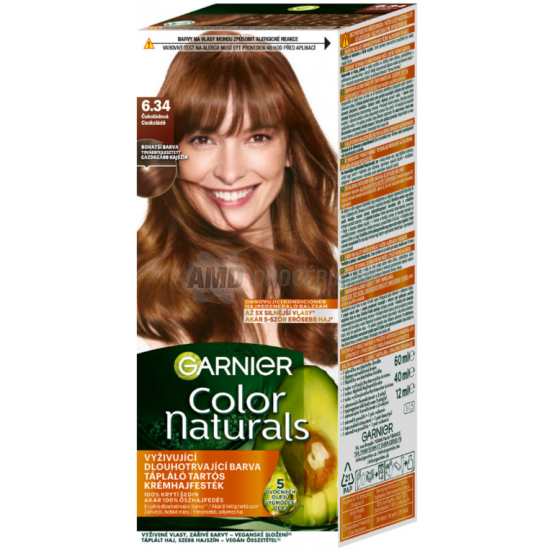 GARNIER COLOR NATURALS PERMANENTNÁ FARBA NA VLASY ČKOLÁDOVÁ  6.34