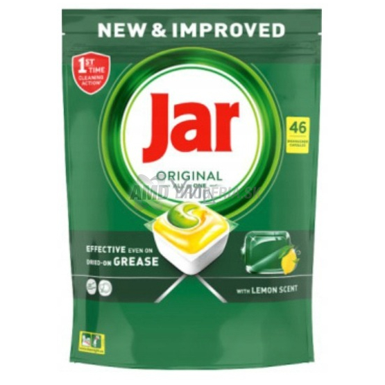 Jar Original All in One tablety do umývačky riadu Lemon, 46 ks