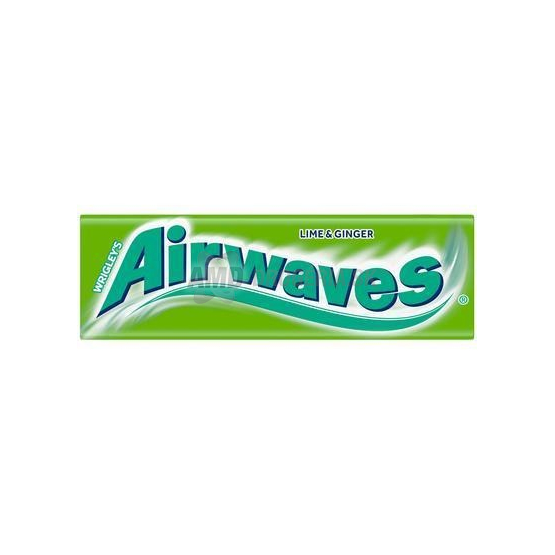Airwaves Lime & Ginger žuvačky bez cukru, 14 g
