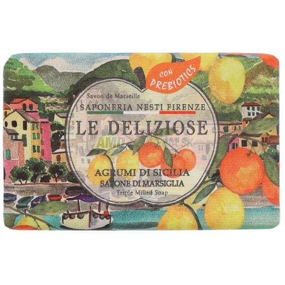 Nesti Dante Le Deliziose Agrumi di Sicilia mydlo, 150 g
