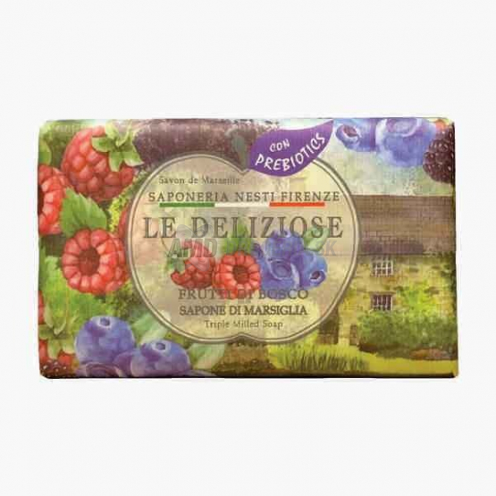 Nesti Dante Le Deliziose tuhé mydlo Frutti di Bosco, 150 g