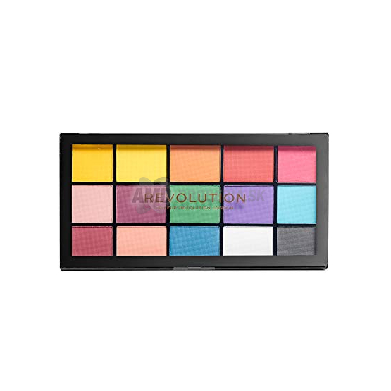 Makeup Revolution Marvel Mattes paleta očných tieňov, 15 odtieňov